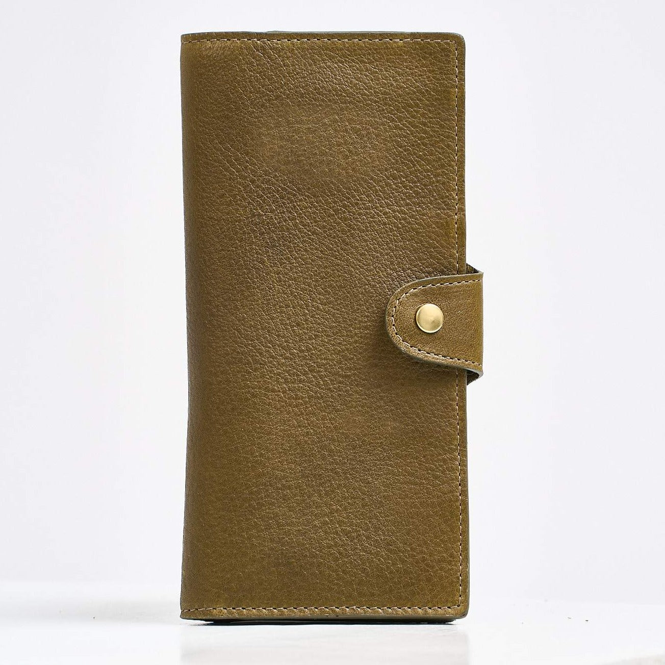 Snap Wallet - Moss Green | Leather Wallet | Lund Leather