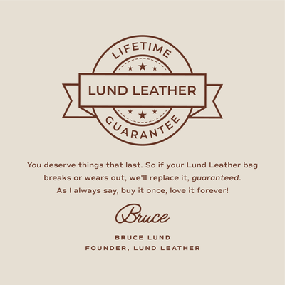 Lund Leather Day Tote Bag