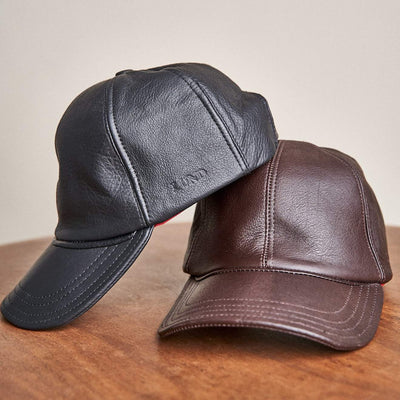 Unisex Leather Hat (Two Colors Available)
